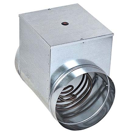 Электрический канальный нагреватель НККм-160-5,0-3ф для круглого воздуховода