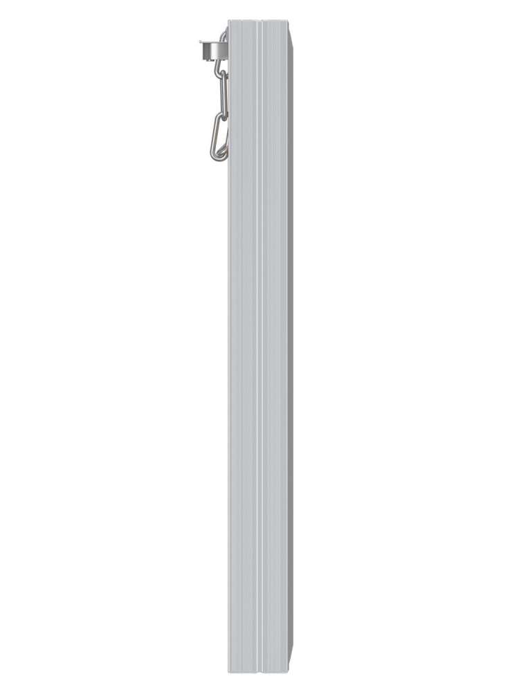 Люк ревизионный D Ceramo Base 300х400 скрытый монтаж съемный алюминий EVECS