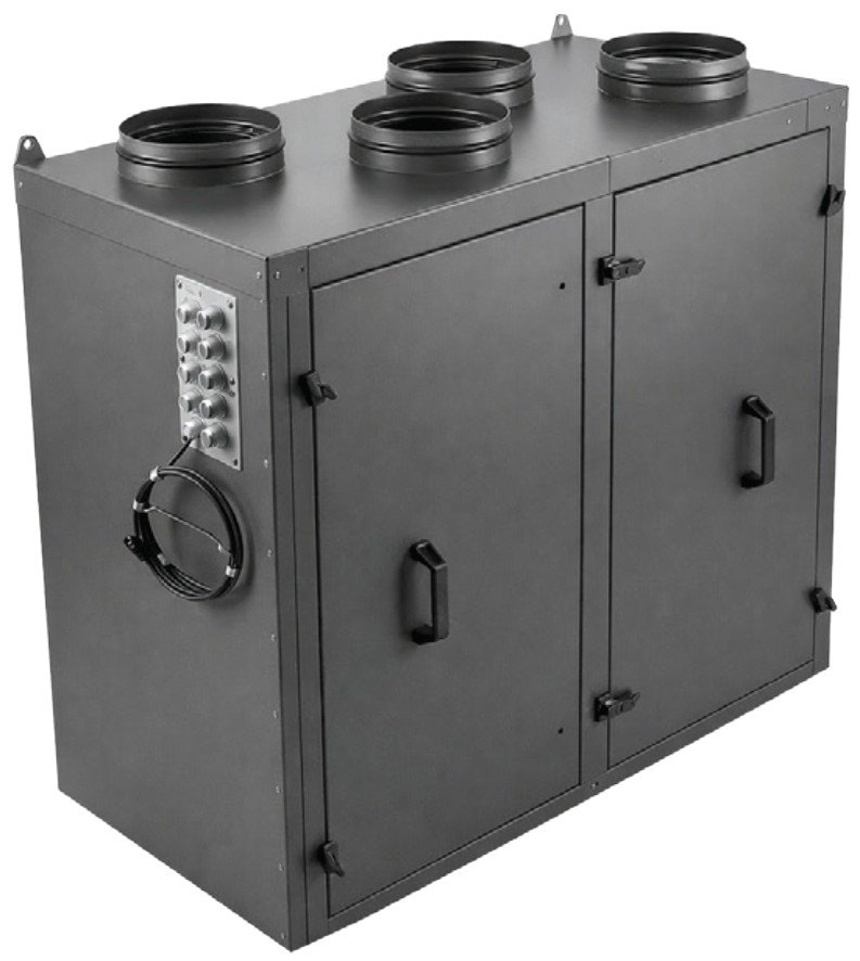 Приточно-вытяжная установка с роторным рекуператором RWN-RR-300(50c)-ЕС-НЕ0,4-Classic(N)
