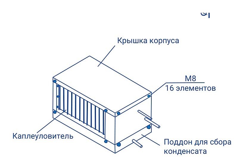 Охладитель фреоновый CF 500x250 4,2 кВт ERA PRO